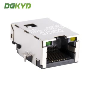 RJ45 Direct Insertion Network Port With Transformer, Thin Sinking Plate