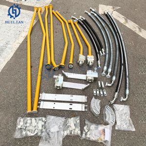 China Caterpillar CAT330GC CAT320 CAT330D Hydraulic Tubes Pipe Kit for Machinery Excavator Hydraulic Oil Hose Pipeline on sale