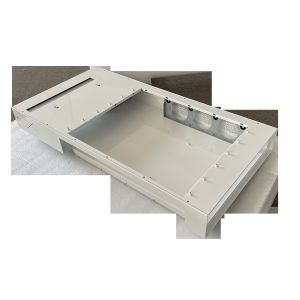 Large Size Network Chassis with 0.1mm Tolerance and White Powder Spraying for