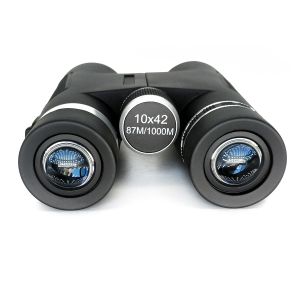 Outdoor Large Eyepiece 10X42 Binoculars Telescope With Silver Focus Handwheel