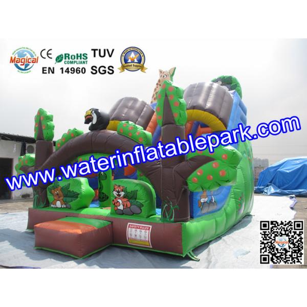 Custom Animal Inflatable Slide / Inflatable Dry Slide with Fire Resistant
