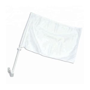 Cheap Plain Polyester Sublimation Blank Car Flags 30*45cm Custom Printed for sale