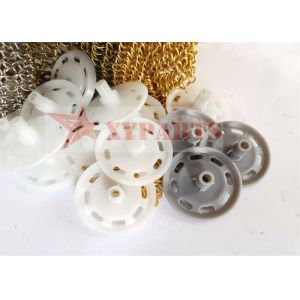 Gas Tool 35mm Membrane Washer Pins , Single Shot Pin With Plastic Washer For