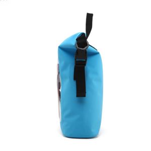 10L Transparent Window Backpack , Roll Top Type Waterproof Backpack For Swimming