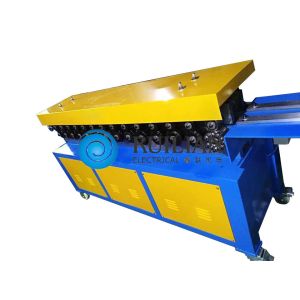 Machining Thickness 0.4mm-0.8mm Galvanized Sheet Steel Duct Flange Machine