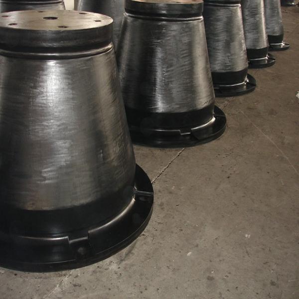 Quality Effective Protection Cone Rubber Fender with 70% 72% Rated Deflection wholesale