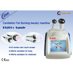 43KHZ / 32KHZ Cavitation Body Slimming Machine With Digital Touch Screen