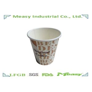 7 OZ Hot Paper Cups Raw Paper Material , Takeaway Coffee Cup