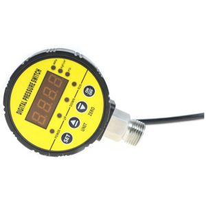 LED display IP65 Digital Vacuum Pressure Switch For Oil Water Air Gas 60 Mpa