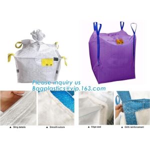 PP Woven Bag Big Bag with Open Top and Flat Bottom for Sand/Rock/Gravel,PP woven