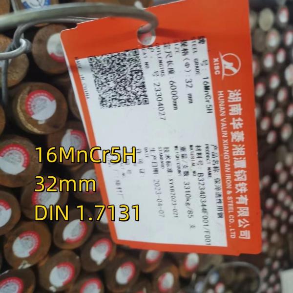 DIN 1.7131 32mm Bearing Steel Bar 16mncr5H Steel high Tensile Strength SAE 51204 Equivalent