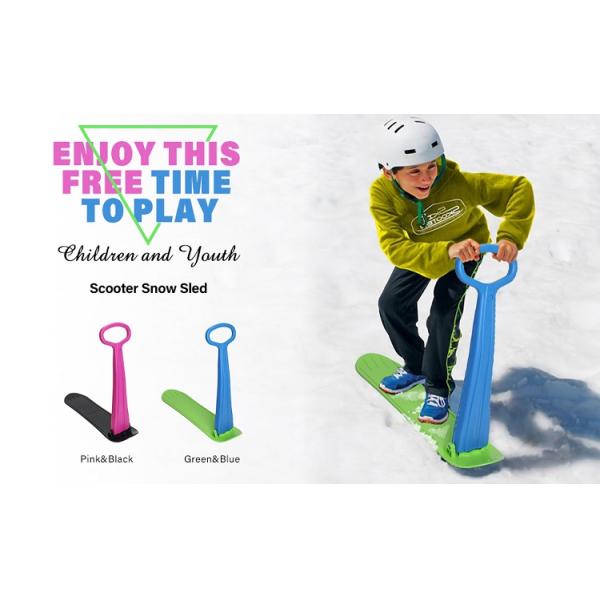 2KGS Board Weight Children's Folding Snow Scooter with Lightweight and Easy to Carry