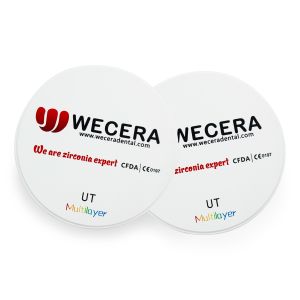 Cheap Ultra Translucent Zirconia Ceramic Disc Anterior Multilayer Zirconia Disc for sale
