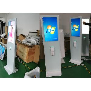 Customized all in one touch screen kiosk with 80mm printer build in capacitive