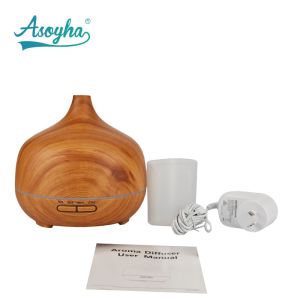 500ml Ultrasonic Essential Oil Diffuser 165x165x167mm For Aromatherapy