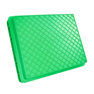 Transport Turnover Stackable Plastic Crate Box with Customized Logo Printing