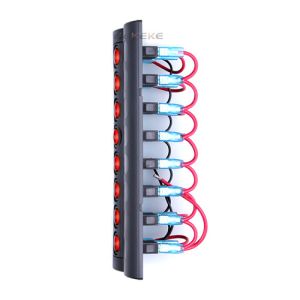 Black 12v Rocker Switch Panel , IP68 3 Way Rocker Switch Marine