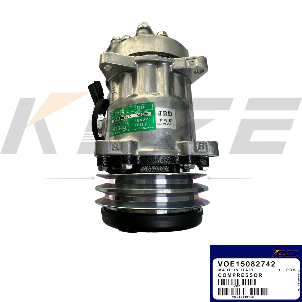15082742 VOLVO VOE15082742 7H15 24V 2A A/C COMPRESSOR FOR EC180 EC210 EC300