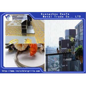 Multi Purpose Invisible Ss Steel Window Grill Easy Cleaning And Maintaining