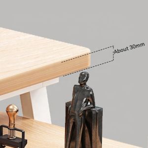 Commercial Furniture Simple Modern Wooden Office Desk and Chair with File