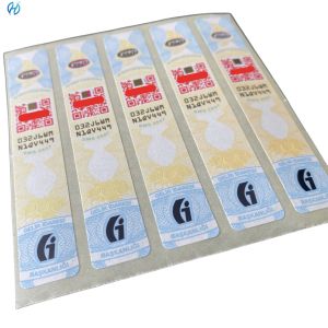 Sheet Packaging Security Label Stickers in - Customized CMYK/Pantone