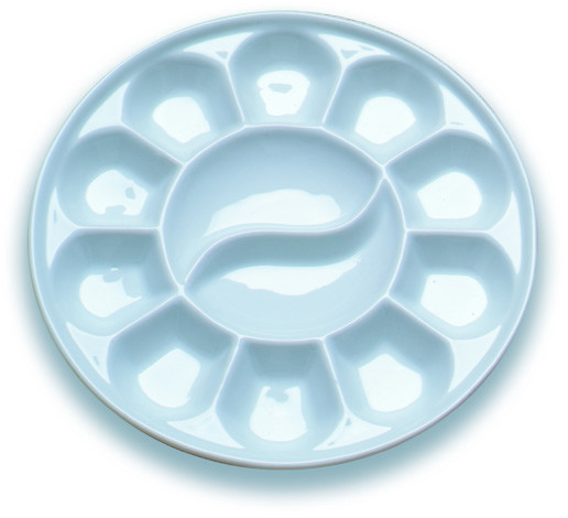 Quality Multi Function Art Painting Accessories Large Childrens Paint Palette Porcelain Material wholesale