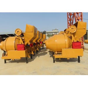 Mini Portable Concrete Mixer / Cement Mixer Machine 300L With Self Skip Loader