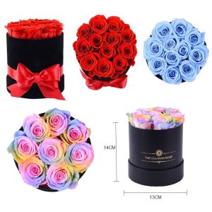 Preserved Roses Gift Eternal Rose In Square Flower Box for wife or gilrfriend