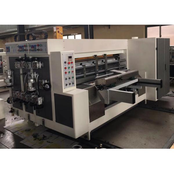 Multicolor Water Base Flexo Printer Slotter Machine Automatically CE Certificati