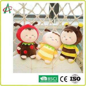 Polypropylene Plush Filling Polyester Fabric Bee Plush Toy