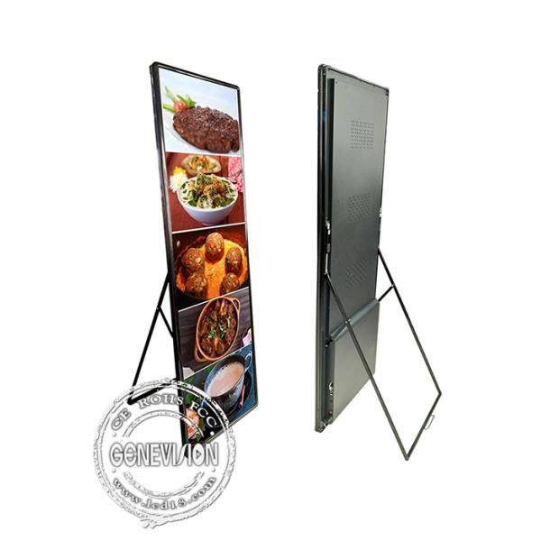 High Brightness Kiosk Digital Signage P1.8 Indoor LED Video Poster Screen Display