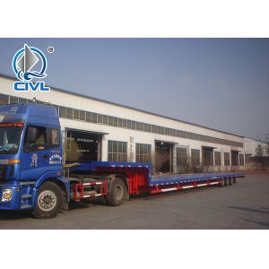 Civl 3 Axles Equipment Low Bed Trailer King Pin 3.5 Inch Q235 Material With