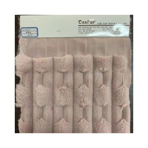 Soft and Durable Short Pile Faux Fur Fabric for Home Textile Knitted Backing