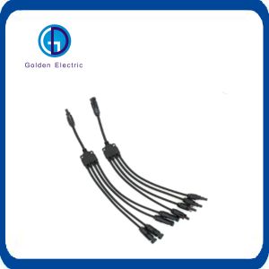 Y Branch 4 To 1 1000v PV Wire Safety With High Temperature Resistance