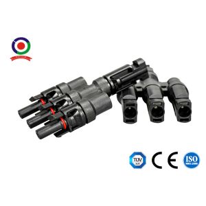 Crimp Connection 4000W 2.5mm2 6.0mm2 3 to 1 T Solar Branch Connector
