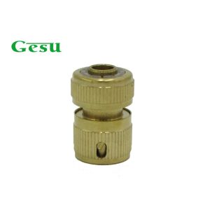 Cheap Heavy Duty Brass Garden Hose Connectors Without Stop For Lawn Irrigation for sale