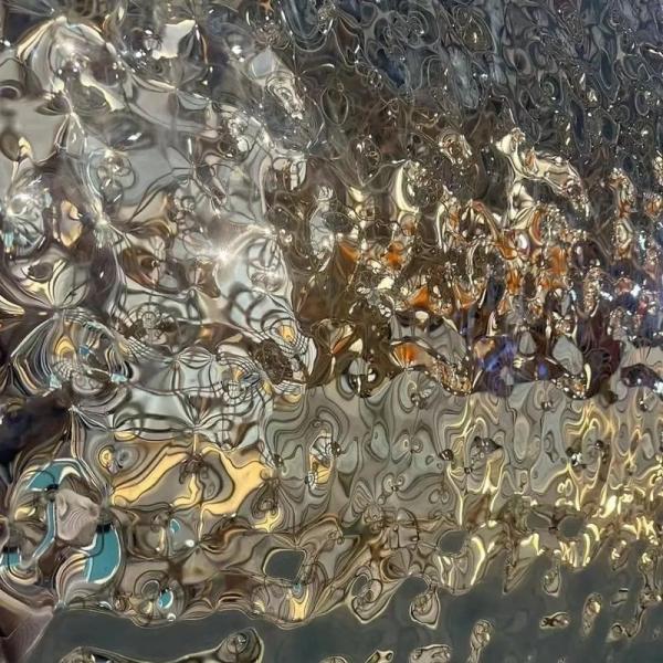 Quality Water Ripple Stainless Steel Sheets 0.3mm 0.4mm 0.5mm 0.6mm 0.8mm 1.0mm 1.2mm 1.5mm 2.0mm 2.5mm 3.0mm wholesale