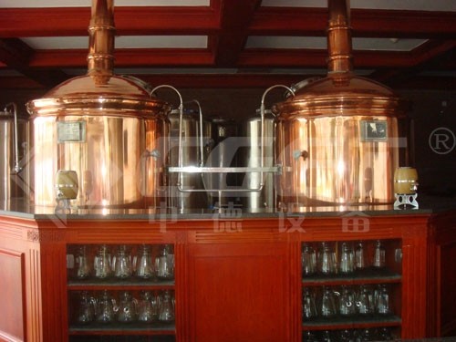 Quality Micro Hotel Beer Factory Machine Small Scale Brewing System 1000L 3mm Thickness wholesale