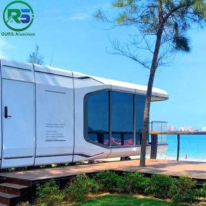 Cheap S7 High-end Camping Rooms 40ft Sunshine House Complete Container Resort Hotel Capsule Home for sale