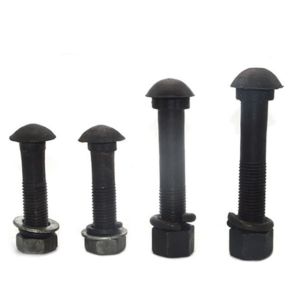 Grade 12.9 Railway Track Fasteners , M25 Railroad Track Bolts And Nuts ODM