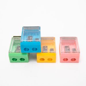 43mm 65mn Plastic Double Hole Sharpener SJ 0288
