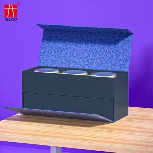 High End Cardboard Gift Boxes With Magnetic Closure CMYK Printing