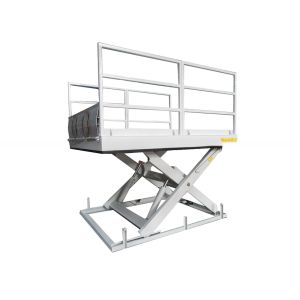 Cheap Smooth Loading and Unloading Loading Dock Table with Handrail and Loading Flap Lifting Time 33s Running Mode Stationary for sale