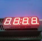 Ultra Red 0.39" Led Clock Display Common Anode 4 Digit 7 Segment For Instrument