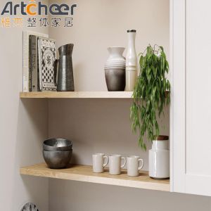 Modern Stylish American Style Kitchen Cabinets in Solid Wood with Customized