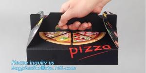 Cheap Custom Pizza Packing Paper Box Corrugated With Different Size, Recycle Paper Simple Pizza Package Lunch Box for sale