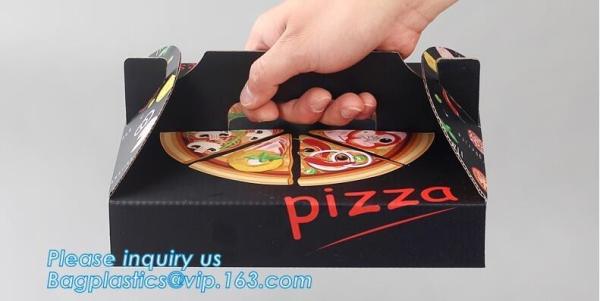 Custom Pizza Packing Paper Box Corrugated With Different Size, Recycle Paper