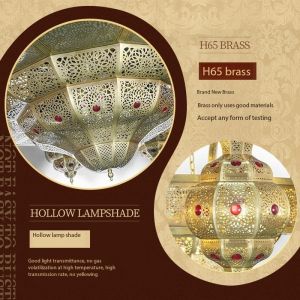 Glass Shade LED Black Copper Chandelier With Switch Control Laser Engraving Logo