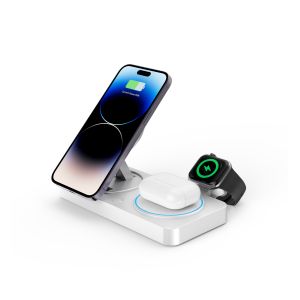 Type C Interface Wireless Charger with 15W Cell Phone Output Multifunctional