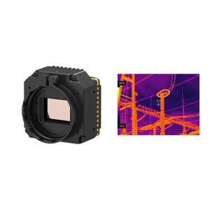 Uncooled Infrared Thermal Security Camera Module With Multiple Lenses